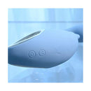 Playboy Pleasure Sapphire Sky Vibrator With Tongue Stimulator Blue