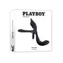 Playboy Pleasure The 3 Way Black Vibrating Cock Ring With Remote