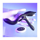 Playboy Pleasure The 3 Way Black Vibrating Cock Ring With Remote