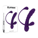Playboy Pleasure Twisted Playground Vibrator And Cock Ring Purple