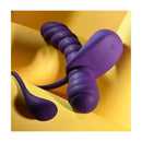 Playboy Pleasure Twisted Playground Vibrator And Cock Ring Purple