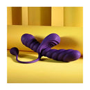 Playboy Pleasure Twisted Playground Vibrator And Cock Ring Purple