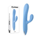 Playboy Pleasure Up And Away Usb Rechargeable Rabbit Vibrator Blue