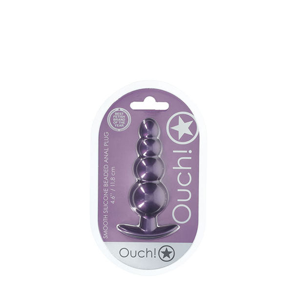 Ouch Beaded Anal Plug Butt Plug