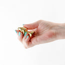 Rear Assets Petite Gold 6 Cm Metal Butt Plug With Red Round Gem Base