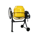Portable 140L Concrete Cement Mixer Sand Gravel Dual Mix Blades