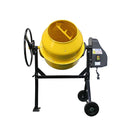 Portable 140L Concrete Cement Mixer Sand Gravel Dual Mix Blades