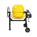 Portable 200L Concrete Cement Mixer Sand Gravel Dual Mix Blades