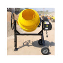 Portable 200L Concrete Cement Mixer Sand Gravel Dual Mix Blades