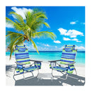 Portable Camping Chairs With 5 Adjustable Positions For Lawn Poolside