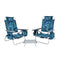 Portable Camping Chairs With 5 Adjustable Positions For Lawn Poolside
