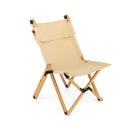 1 Pc Portable Folding Camping Chair With 2 Level Adjustable Backrest