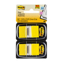 Post It Flags Yellow 25 X 43Mm 2 Pack Box Of 6