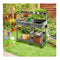 Potting Table With Wood Storage Shelf For Garden