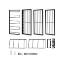 4 Layers Drills Power Tool Rack Organizer Holders Wall Mount