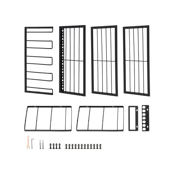 4 Layers Drills Power Tool Rack Organizer Holders Wall Mount