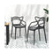 Pp Outdoor Dining Chairs X4 Portable Stackable Chair Patio Furniture