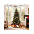 Pre Lit Artificial Christmas Tree With 635 989 Lush Pvc Branch Tips