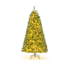 Pre Lit Artificial Christmas Tree With 635 989 Lush Pvc Branch Tips