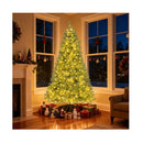 Pre Lit Artificial Christmas Tree With 635 989 Lush Pvc Branch Tips