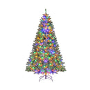 Pre Lit Artificial Christmas Tree With Multicolored Led Metal Stand