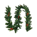 Pre Lit Christmas Pine Garland With 100 Led Lights And 200 Tips
