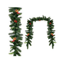 Pre Lit Christmas Pine Garland With 100 Led Lights And 200 Tips