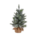 Pre Lit Snowy Stamford Spruce Battery Operated Mini Christmas Tree
