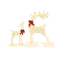 Pre Lit 50 Led Christmas Reindeer Decoration For Small Yard