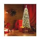 Snow Flocked Prelit Christmas Tree With Led Lights