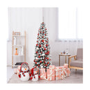 Snow Flocked Prelit Christmas Tree With Led Lights