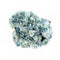 Premium Faux 23Cm Blue Hydrangea With Glass Vase