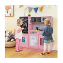 Pretend Play Kitchen With Accessories And Simulated Sounds