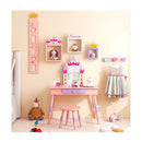 Princess Makeup Dressing Table With Drawer And Mirror Pink