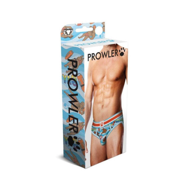 Prowler Gaywatch Bears Open Back Brief Blue