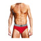 Prowler Open Back Brief Red White