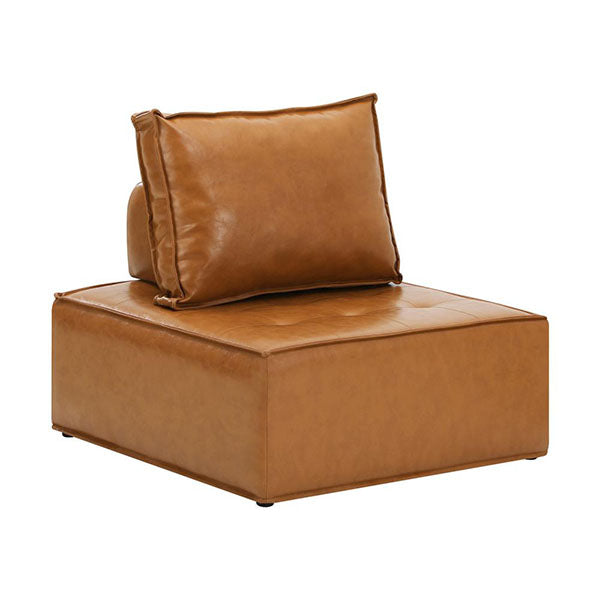 Pu Leather Sofa Couch Lounge Chair Home Furniture Brown