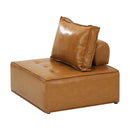 Pu Leather Sofa Couch Lounge Chair Home Furniture Brown