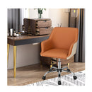 Pu Swivel Home Office Chair With Adjustable Height Ergonomic Design