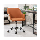 Pu Swivel Home Office Chair With Adjustable Height Ergonomic Design