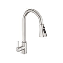 Pull Out 3 Water Pattern Kitchen Swivel Mixer Tap Laundry Sink Faucet