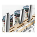 Pull Out Kitchen Cupboard With Hooks And Knife Block Fits 400Mm
