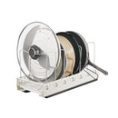 Pull Out Kitchen Pot Pan Lid Storage Rack Organizer Cookware Shelves