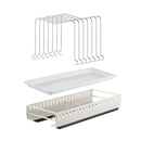 Pull Out Kitchen Pot Pan Lid Storage Rack Organizer Cookware Shelves