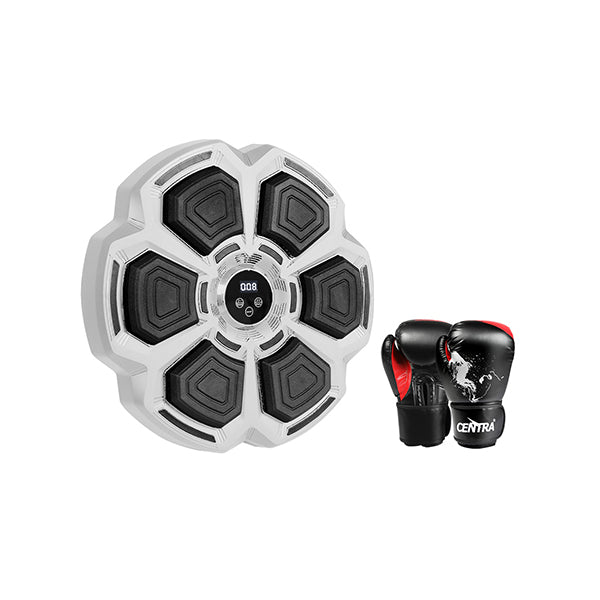 Punching Box With 8Oz Boxing Glove Grey