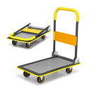 Folding Push Cart Dolly With 360 Degree Swivel Wheels
