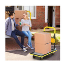 Folding Push Cart Dolly With 360 Degree Swivel Wheels