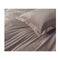 Corduroy Velvet Queen Bed Quilt Cover Set  Mink