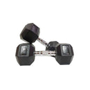 Morgan Rubber Hex Pack 110Kg 1 To 10Kg Plus Vertical Stand