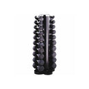 Morgan Rubber Hex Pack 110Kg 1 To 10Kg Plus Vertical Stand